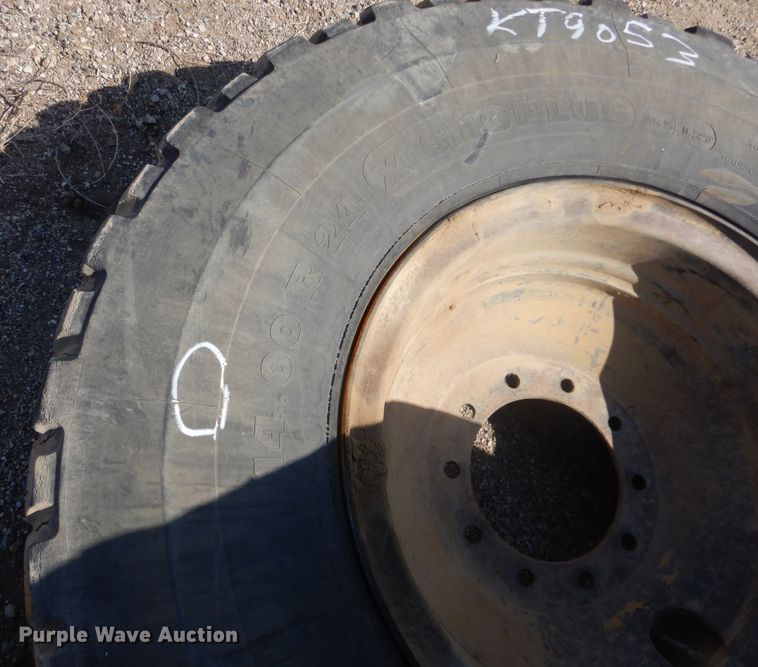 image for item KT9053 (3) 14.00R24  tires and wheels