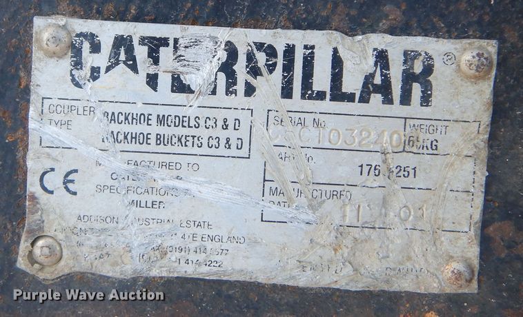 image for item KT9066 Caterpillar manual quick coupler