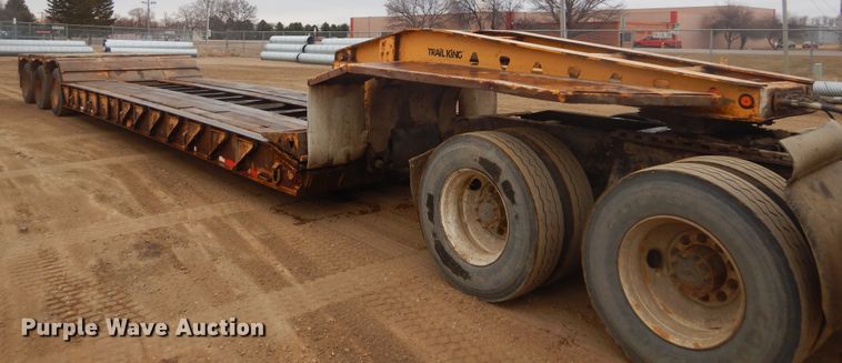 image for item KT9091 2000 Trail King TK-110-HDG  lowboy equipment trailer