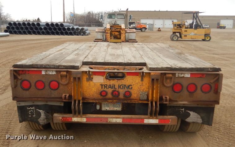 image for item KT9091 2000 Trail King TK-110-HDG  lowboy equipment trailer