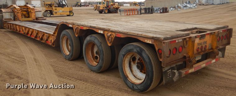 image for item KT9091 2000 Trail King TK-110-HDG  lowboy equipment trailer