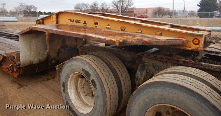 image for item KT9091 2000 Trail King TK-110-HDG  lowboy equipment trailer