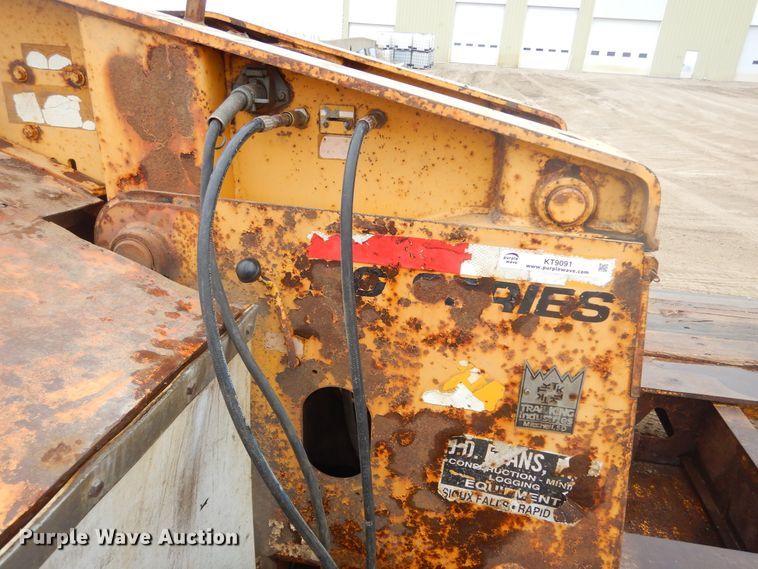 image for item KT9091 2000 Trail King TK-110-HDG  lowboy equipment trailer