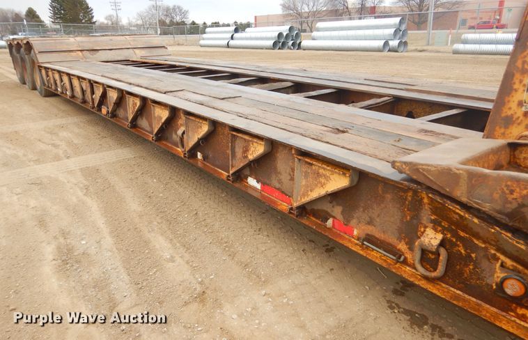 image for item KT9091 2000 Trail King TK-110-HDG  lowboy equipment trailer