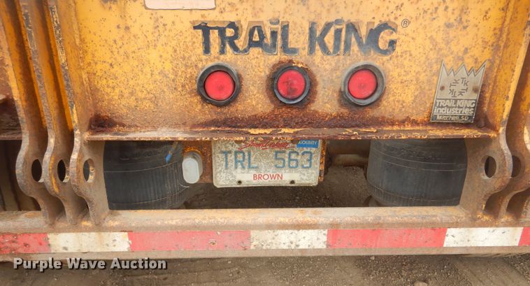 image for item KT9091 2000 Trail King TK-110-HDG  lowboy equipment trailer