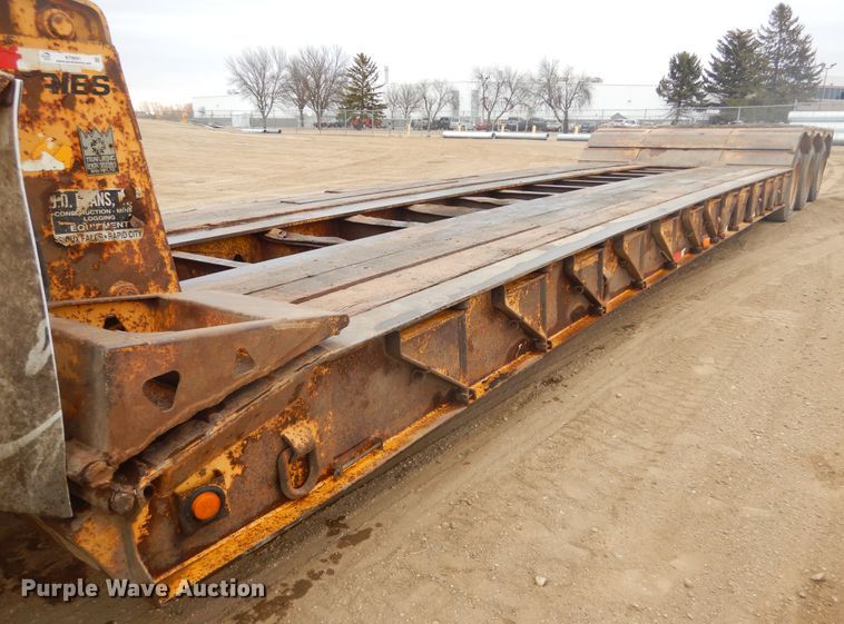 image for item KT9091 2000 Trail King TK-110-HDG  lowboy equipment trailer