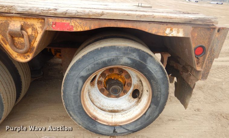 image for item KT9091 2000 Trail King TK-110-HDG  lowboy equipment trailer