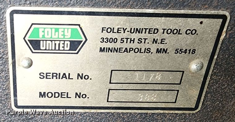 image for item KT9723 Foley United 388  reel mower blade sharpener