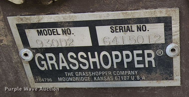 image for item KT9724 Grasshopper 930D  ZTR lawn mower