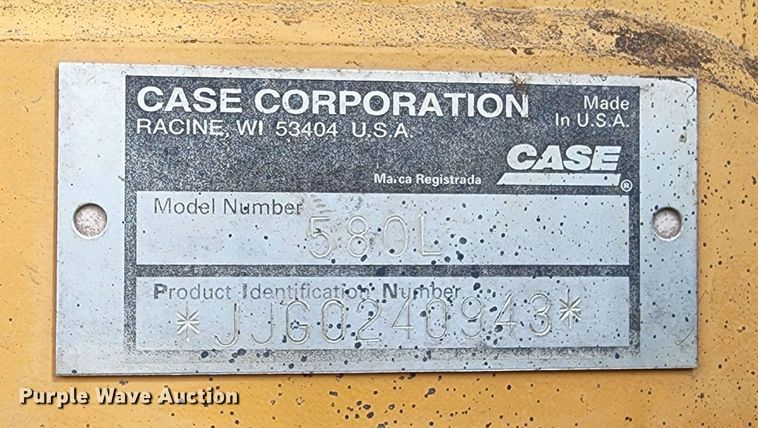 image for item KT9730 1998 Case 580L  backhoe