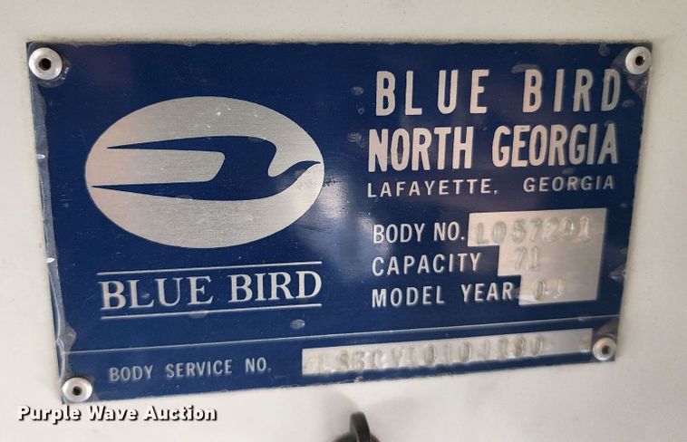 image for item KT9853 2003 International 3800  school bus