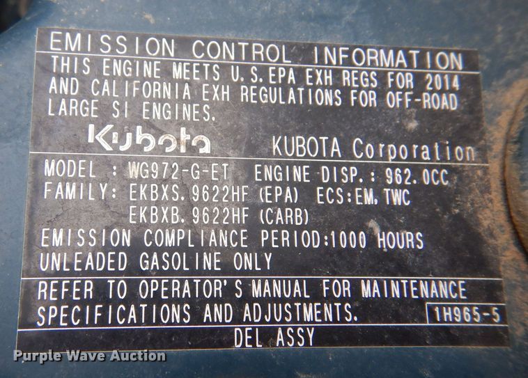 image for item LJ9966 Grasshopper 932  ZTR lawn mower