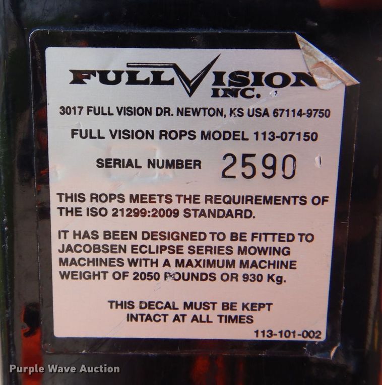 image for item MF9058 Jacobsen Eclipse 322  reel mower