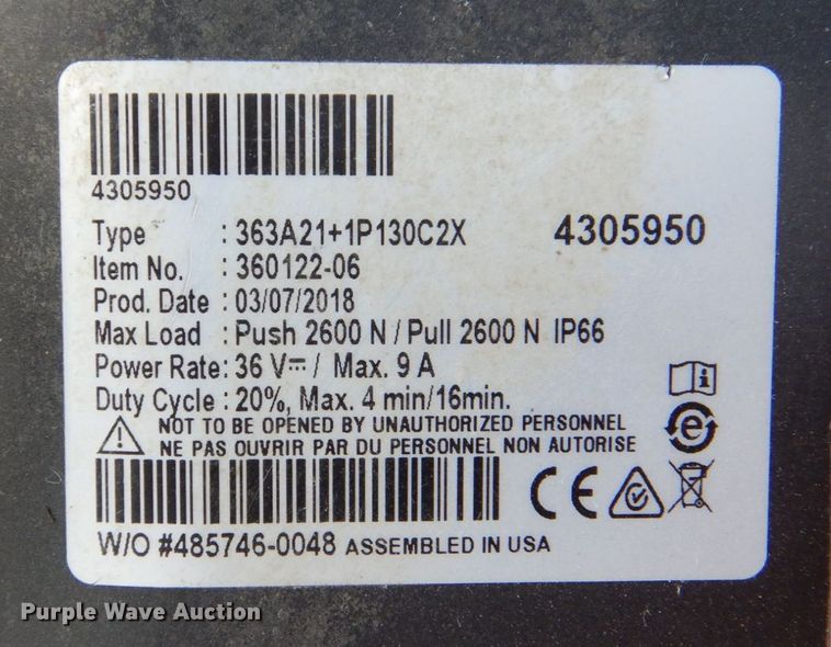 image for item MF9059 2015 Jacobsen Eclipse 322  reel mower