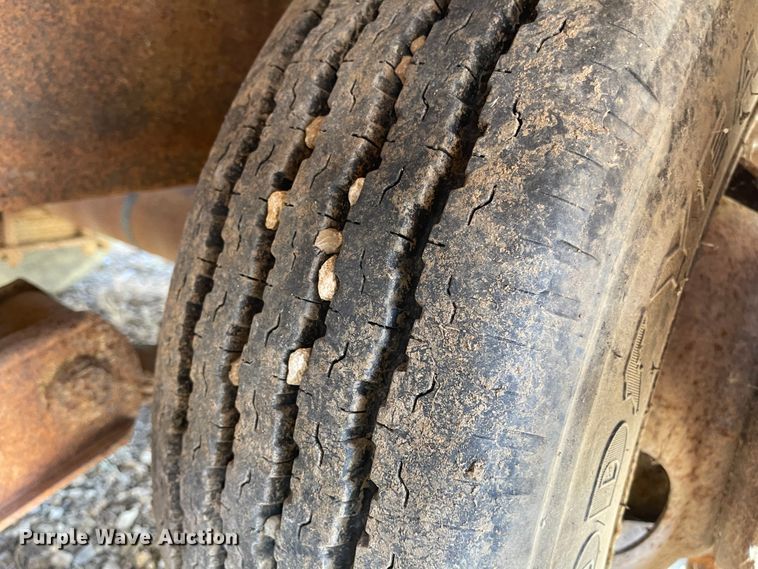 image for item MJ9619 1986 Wisconsin  tilt deck equipment trailer