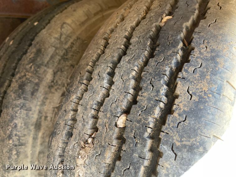 image for item MJ9619 1986 Wisconsin  tilt deck equipment trailer