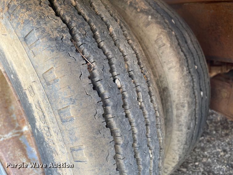 image for item MJ9619 1986 Wisconsin  tilt deck equipment trailer