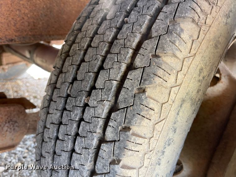 image for item MJ9619 1986 Wisconsin  tilt deck equipment trailer