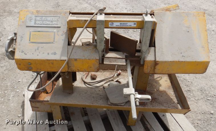 image for item MU9547 W.F. Wells & Sons A-7  band saw