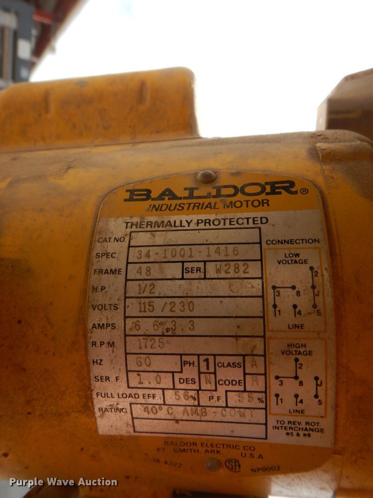 image for item MU9547 W.F. Wells & Sons A-7  band saw