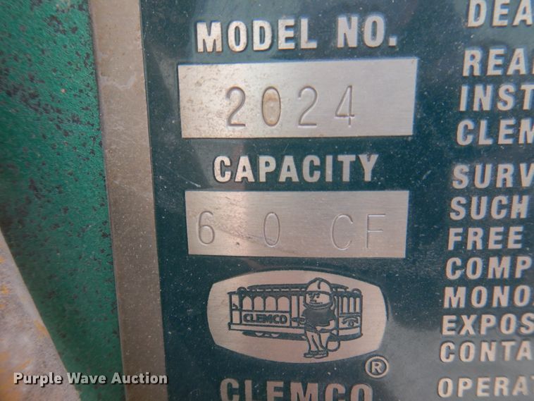 image for item MU9549 1999 Clemco 2024  sand blaster