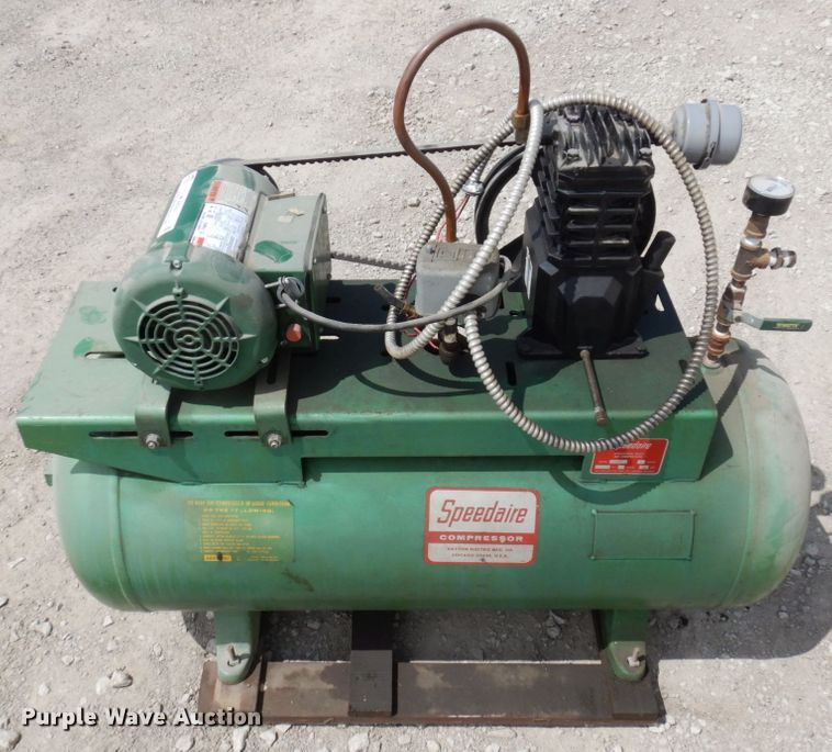 image for item MU9550 1969 Speedaire  air compressor