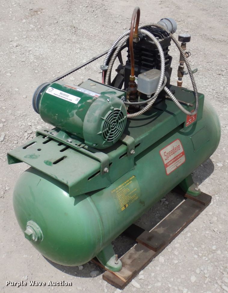 image for item MU9550 1969 Speedaire  air compressor