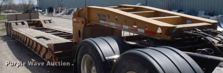 image for item MU9551 1999 Trail King TK80HDG  lowboy equipment trailer