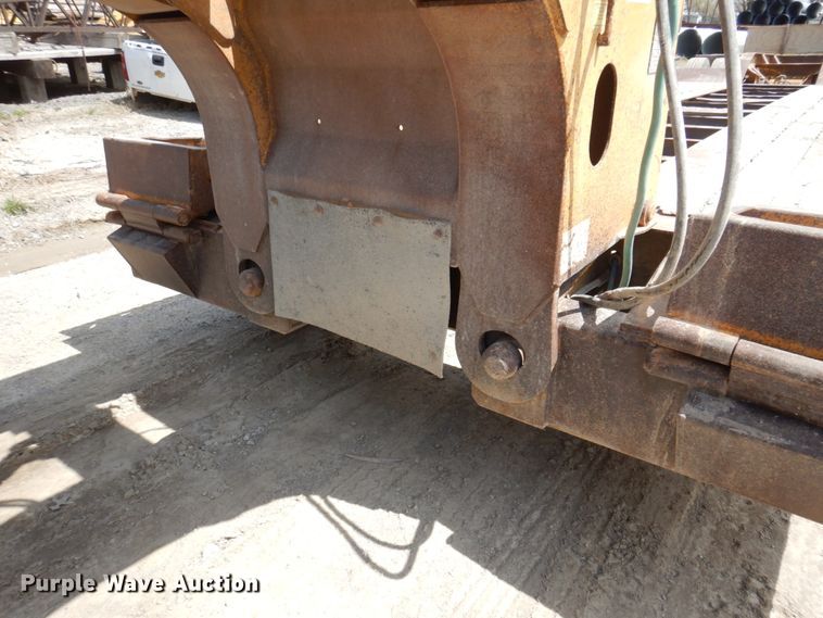 image for item MU9551 1999 Trail King TK80HDG  lowboy equipment trailer