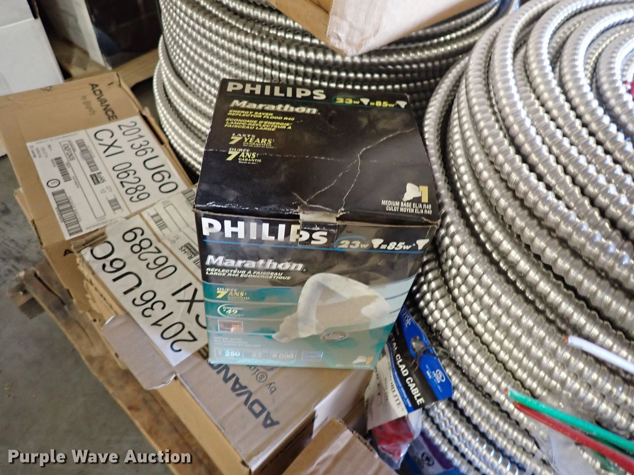 Electrical supplies in Wichita, KS Item MA9598 sold Purple Wave