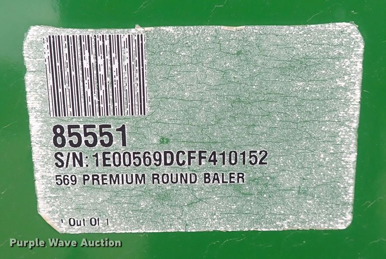 image for item DI1955 John Deere 569  round baler