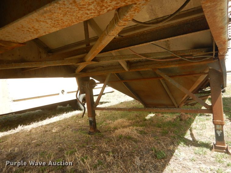 image for item DJ1256 1978 Merritt  grain trailer