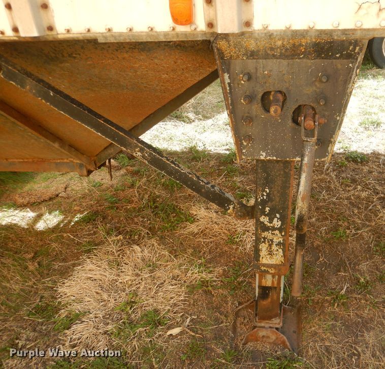 image for item DJ1256 1978 Merritt  grain trailer