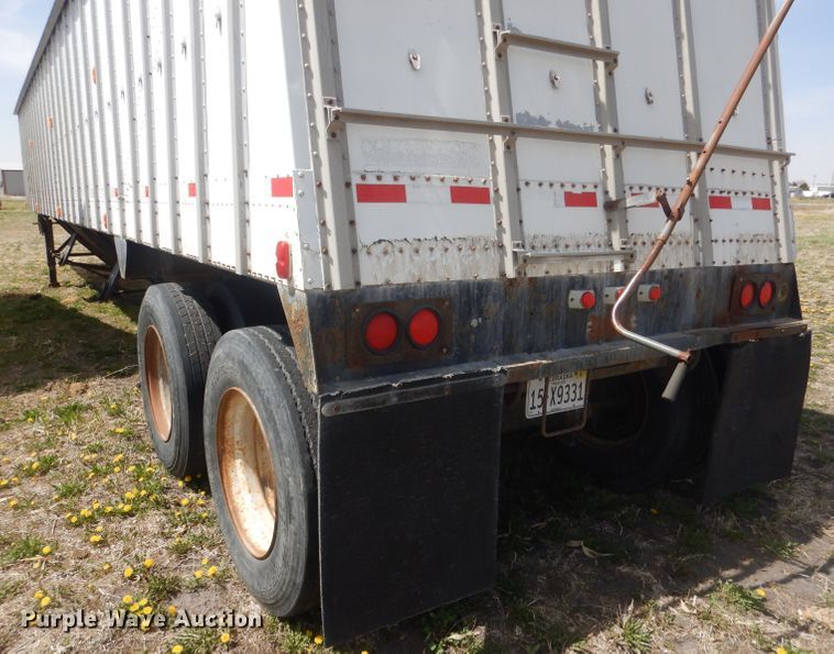 image for item DJ1256 1978 Merritt  grain trailer