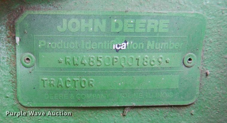 image for item DK0346 John Deere 4850  tractor