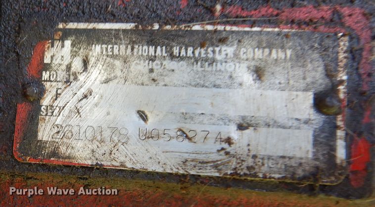 image for item DK0353 International F1586  tractor