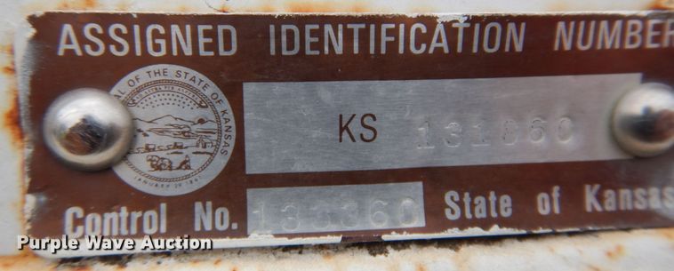 image for item DK0818 1993 Fab-tech  grain trailer