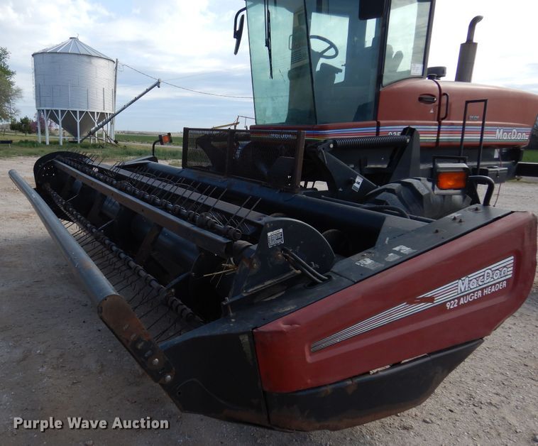 image for item DK0836 2002 MacDon 9352  windrower