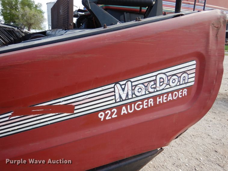 image for item DK0836 2002 MacDon 9352  windrower