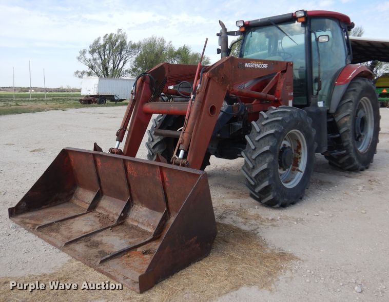 image for item DK0839 2009 Case IH Maxxum 125  MFWD tractor