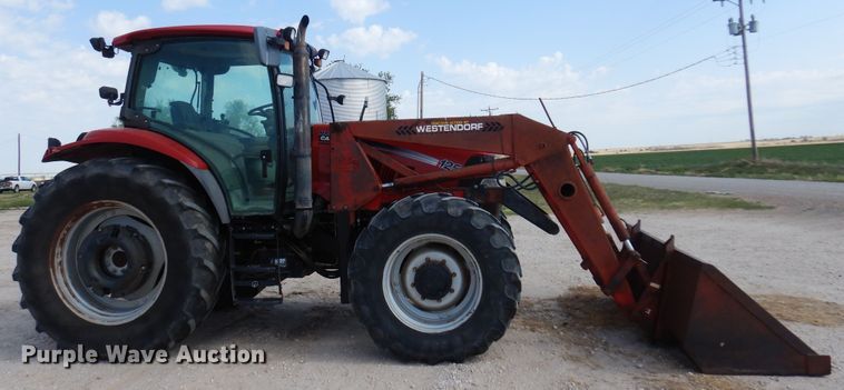 image for item DK0839 2009 Case IH Maxxum 125  MFWD tractor