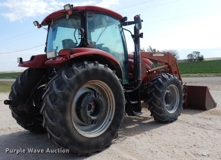 image for item DK0839 2009 Case IH Maxxum 125  MFWD tractor