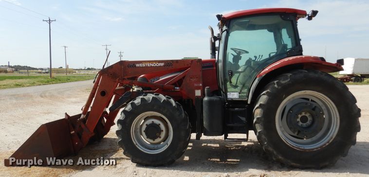 image for item DK0839 2009 Case IH Maxxum 125  MFWD tractor