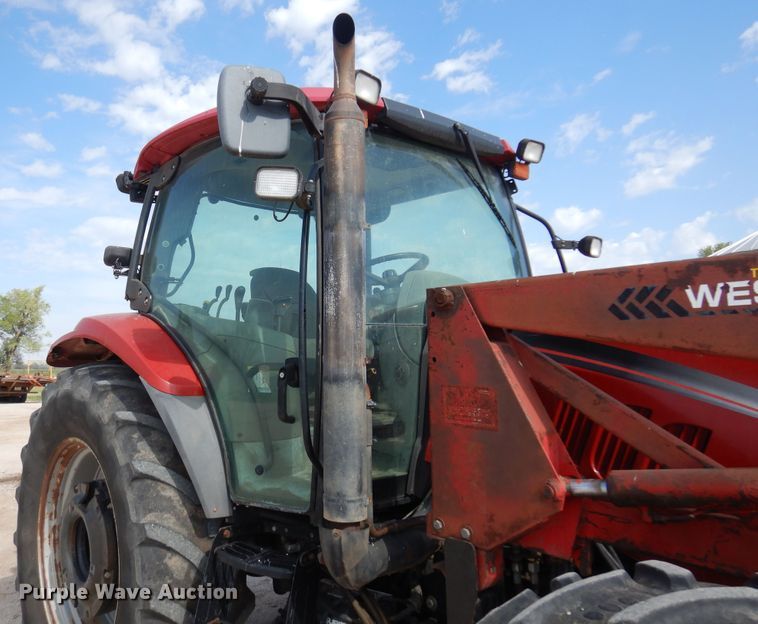 image for item DK0839 2009 Case IH Maxxum 125  MFWD tractor