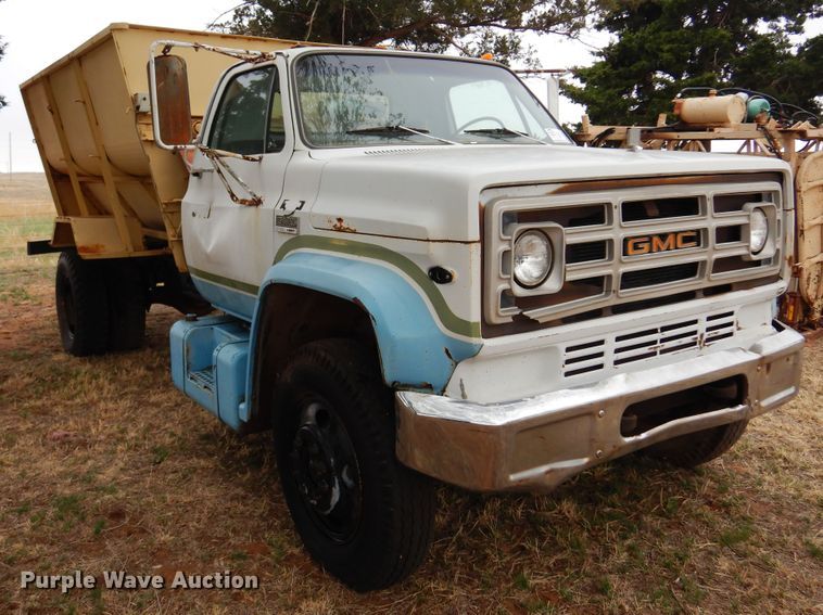 image for item DK0857 1979 GMC 6000  feed mixer truck