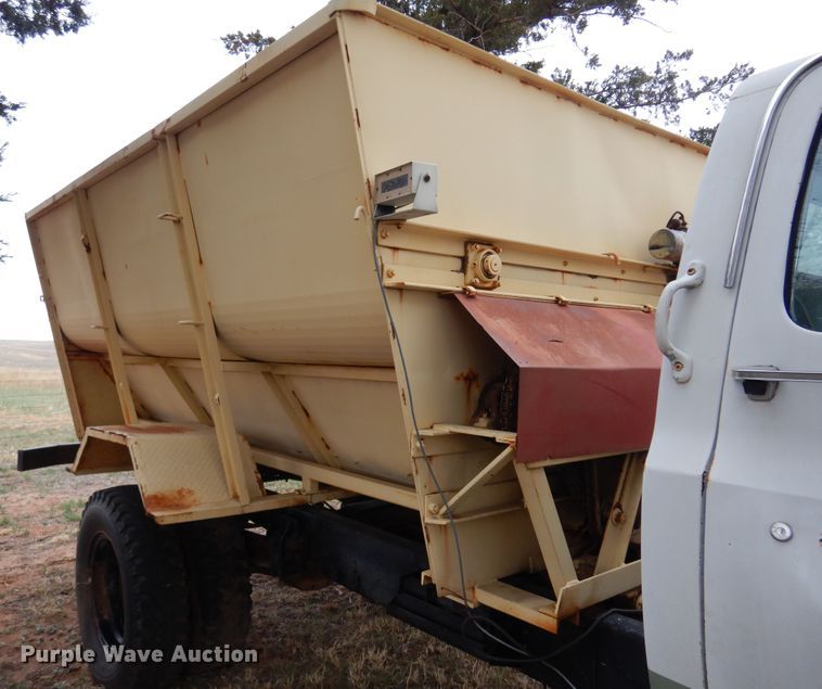 image for item DK0857 1979 GMC 6000  feed mixer truck