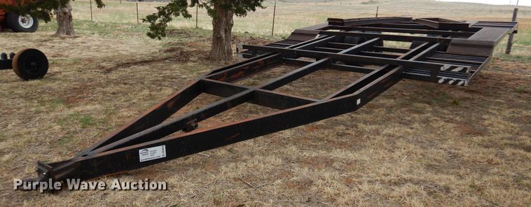 image for item DK0858 Shop built  windrower trailer