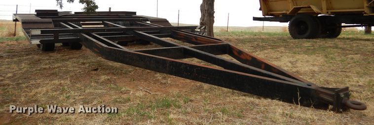 image for item DK0858 Shop built  windrower trailer