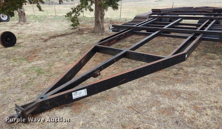 image for item DK0858 Shop built  windrower trailer