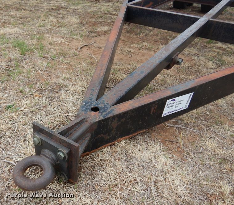 image for item DK0858 Shop built  windrower trailer
